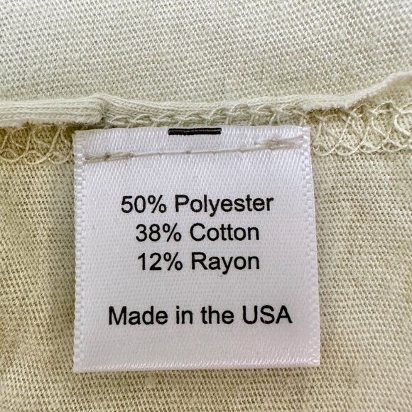 Palo Alto Back Seam Top Womens 3X Sage Green By 78 & Sunny SS Loose Fit - Picture 5 of 10